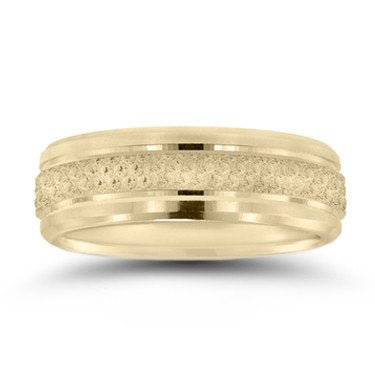 N16673 gents beaded wedding band