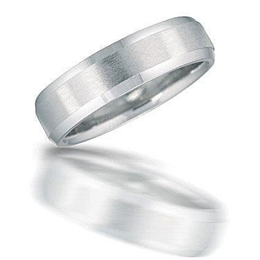 N00126 Brushed Wedding Band