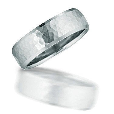 N01035 hammered wedding band