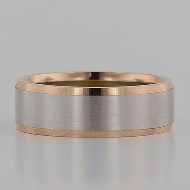 NT16703 FPFW 7mm two toned wedding band