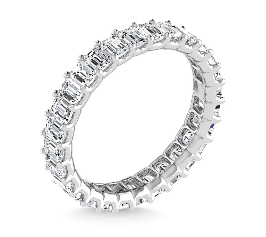 Emerald Cut Diamond Eternity Band (.10 carat each) 2.80 carat total