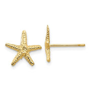 14kt Yellow Gold Starfish Earrings