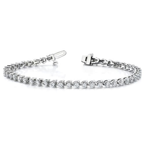 2.42 Carat Lab Grown Diamond Tennis Bracelet